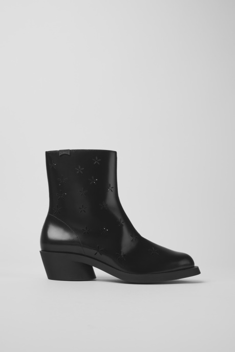 Design Bonnie Black Leather Boots For Women Camper AU