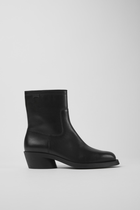 Bonnie Black Leather Boots For Women Camper AU New Arrivals