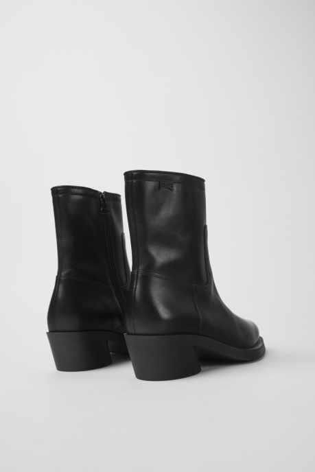 Bonnie Black Leather Boots For Women Camper AU New Arrivals