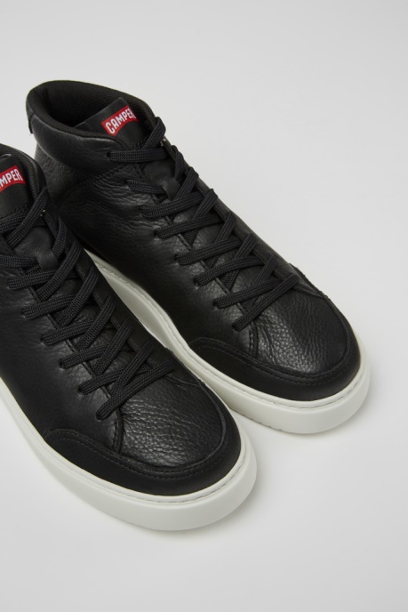 Runner K21 Black Leather Sneakers For Women Exclusive Camper AU
