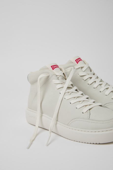 Camper AU Runner K21 White Non-Dyed Leather Sneakers For Women New Arrivals