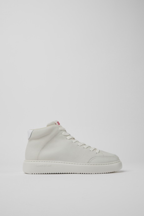 Camper AU Runner K21 White Non-Dyed Leather Sneakers For Women New Arrivals