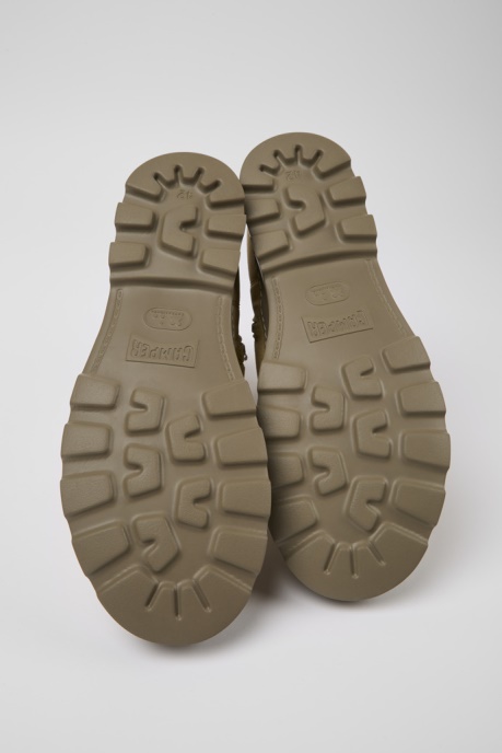 Brutus Beige Textile And Nubuck Ankle Boots For Women Exclusive Camper AU