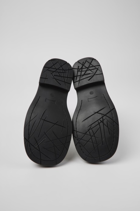 Design Mil 1978 Black And White Leather Ankle Boots For Women Camper AU