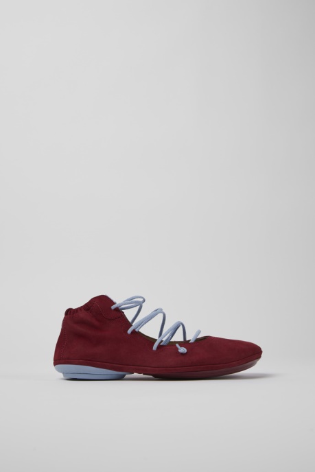 Right Burgundy And Blue Nubuck Shoes For Women Exclusive Camper AU
