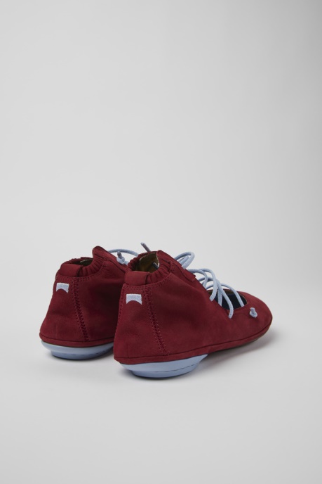 Right Burgundy And Blue Nubuck Shoes For Women Exclusive Camper AU