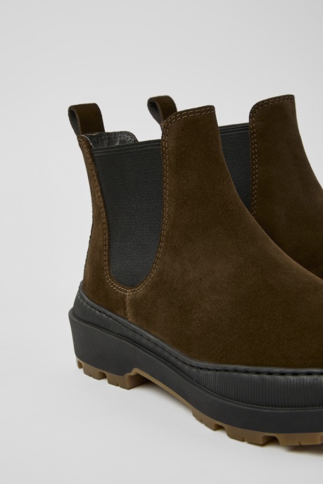 Brutus Trek Michelin Brown Nubuck Ankle Boots For Women Camper AU New Arrivals