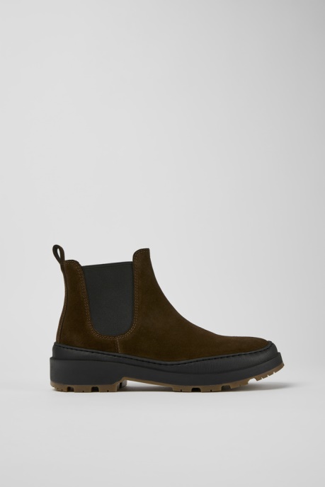 Brutus Trek Michelin Brown Nubuck Ankle Boots For Women Camper AU New Arrivals