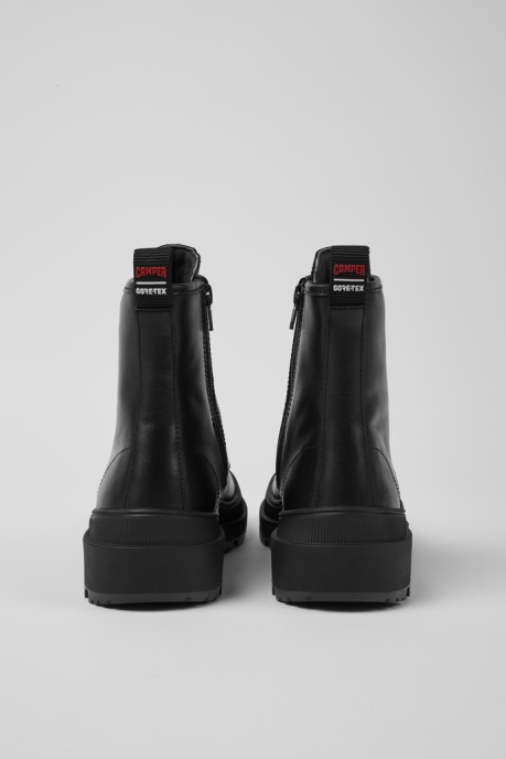 Design Brutus Trek Gore-Tex Black Leather Lace-Up Ankle Boots For Women Camper AU