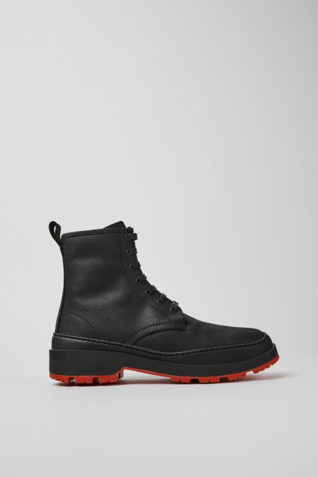 Brutus Trek Michelin Black Nubuck Ankle Boots For Women Exclusive Camper AU