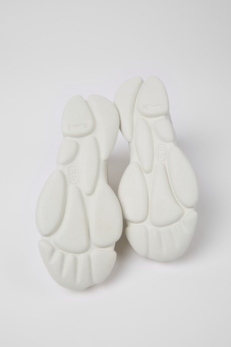 Karst White Non-Dyed Leather Sneakers For Women Camper AU New Arrivals