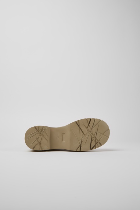 Camper AU Design Milah Beige Leather Chelsea Boots For Women