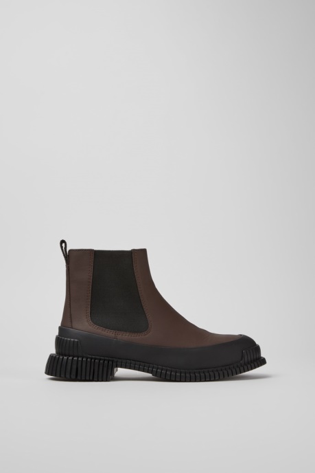 Pix Brown And Black Leather Chelsea Boots For Women Exclusive Camper AU