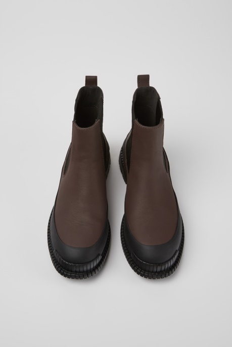 Pix Brown And Black Leather Chelsea Boots For Women Exclusive Camper AU