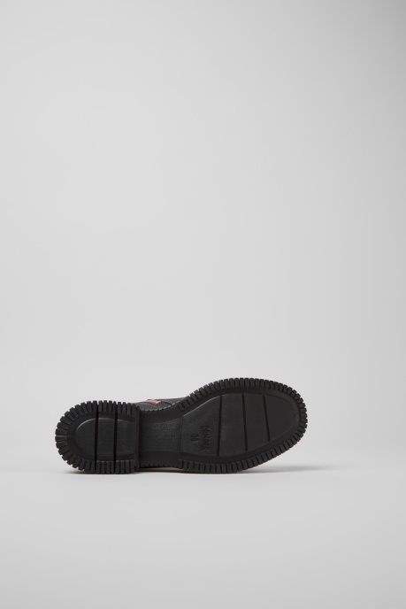 Exclusive Camper AU Pix Pink And Black Leather Lace-Up Boots For Women