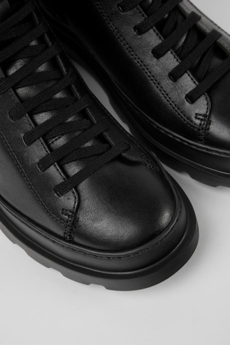 Design Brutus Black Medium Lace Boot For Women Camper AU