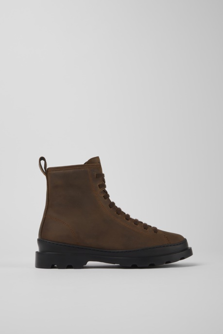 Brutus Brown Medium Lace Boot For Women Camper AU New Arrivals