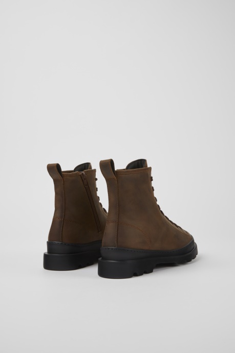 Brutus Brown Medium Lace Boot For Women Camper AU New Arrivals
