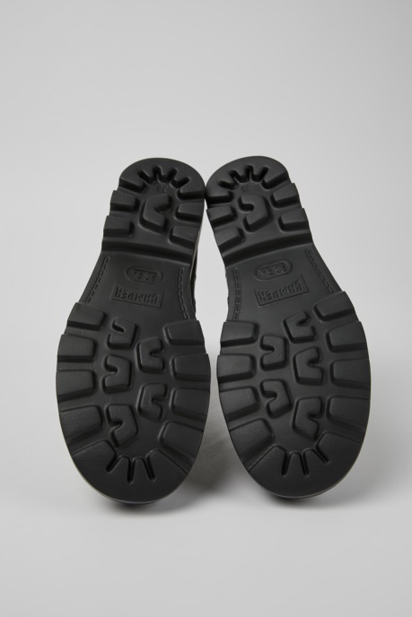 Camper AU Design Brutus Dark Green Leather Ankle Boots For Women