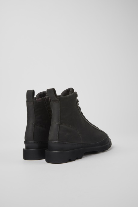 Exclusive Camper AU Brutus Dark Gray Textile And Nubuck Ankle Boots For Women