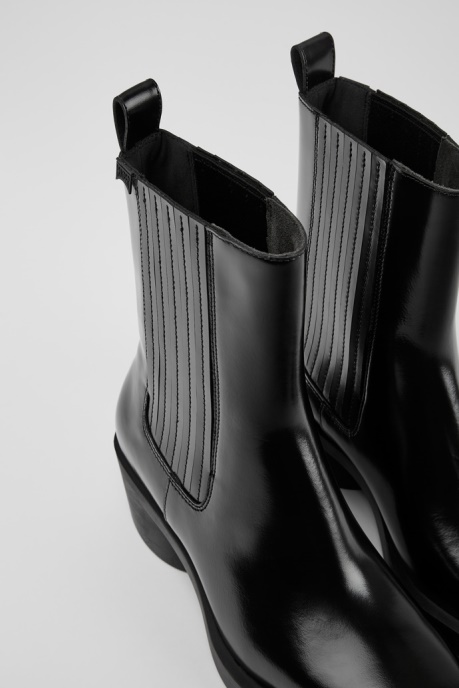 Exclusive Camper AU Bonnie Black Leather Boots For Women