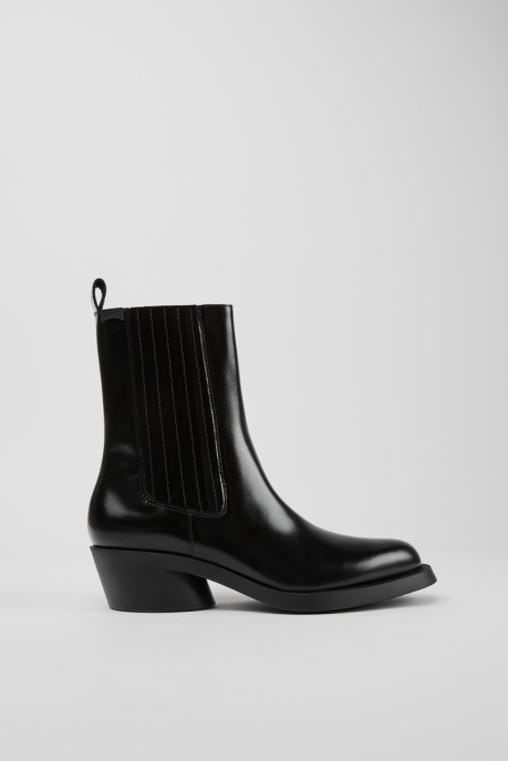 Exclusive Camper AU Bonnie Black Leather Boots For Women