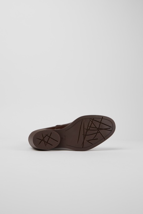 Camper AU Design Bonnie Dark Brown Ankle Boots For Women