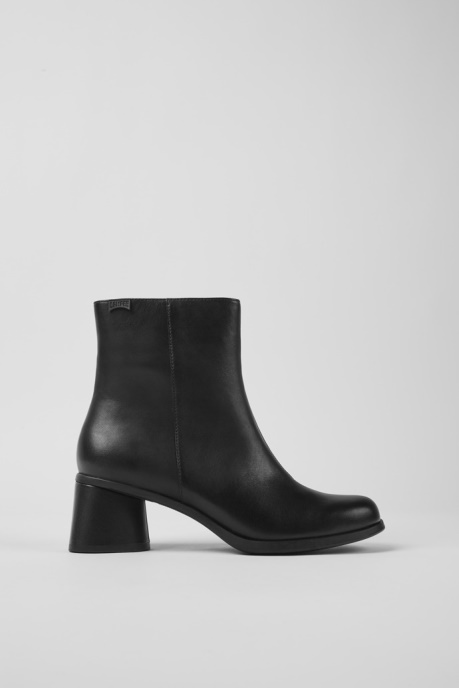 Kiara Black Leather Ankle Boots Exclusive Camper AU