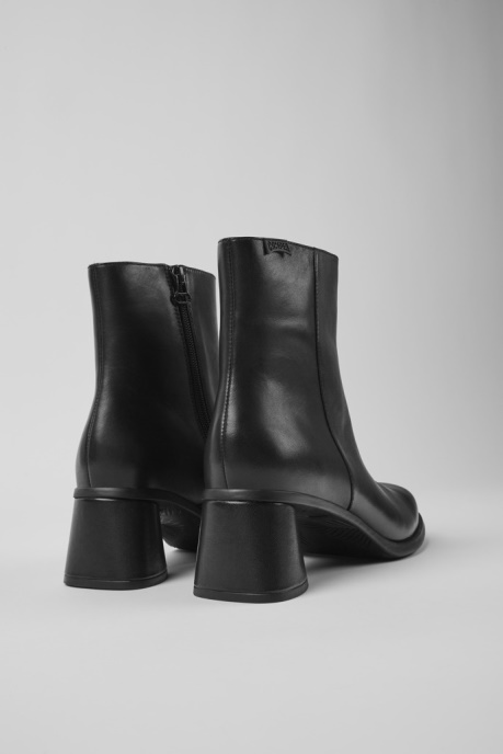 Kiara Black Leather Ankle Boots Exclusive Camper AU