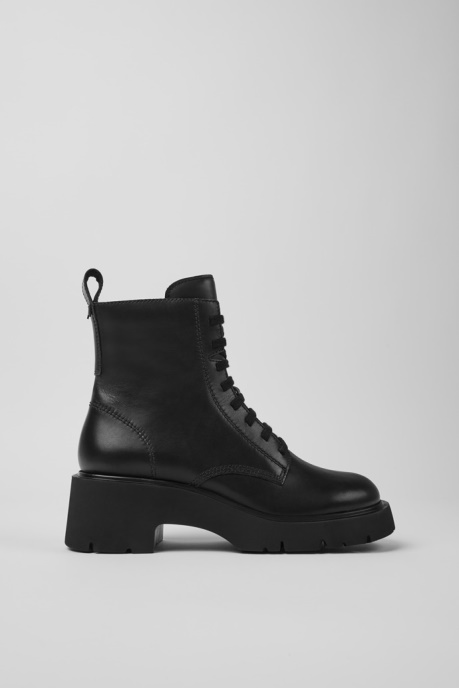 Milah Black Lace-Up Boots For Women Camper AU New Arrivals