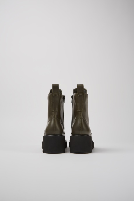 Milah Green Lace-Up Boots For Women Camper AU New Arrivals