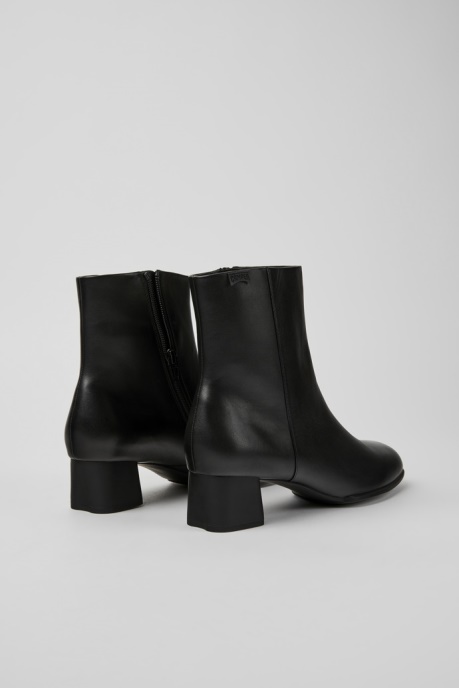 Camper AU Katie Black Leather Ankle Boots New Arrivals