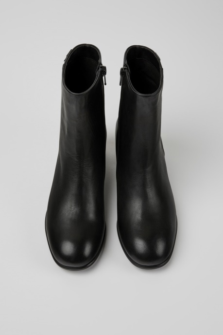 Camper AU Katie Black Leather Ankle Boots New Arrivals