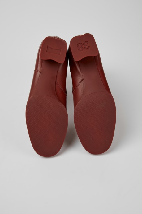 Exclusive Camper AU Katie Burgundy Leather Ankle Boots