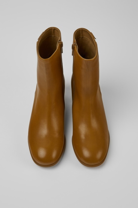 Design Katie Brown Leather Ankle Boots Camper AU