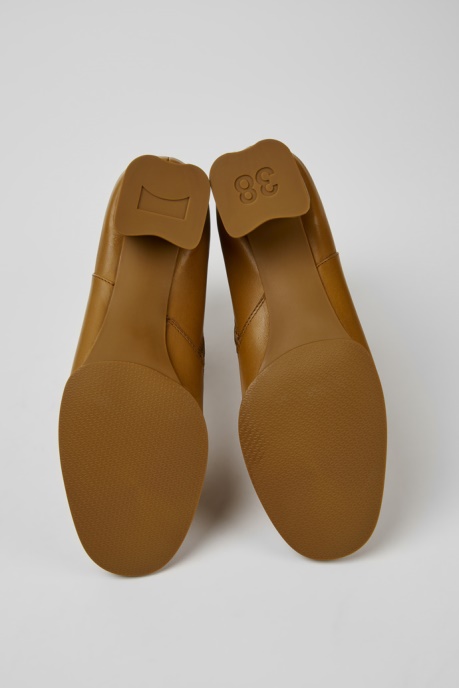 Design Katie Brown Leather Ankle Boots Camper AU
