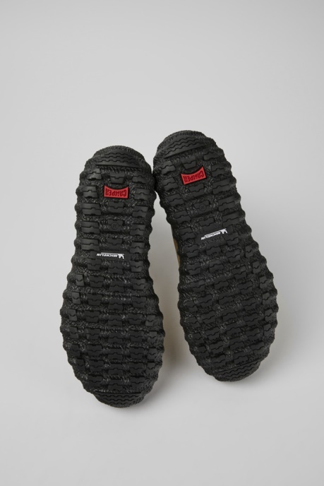 Design Ground Michelin Beige Leather Ankle Boots For Women Camper AU