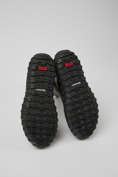 Exclusive Camper AU Ground Michelin Dark Brown Leather Boots For Women