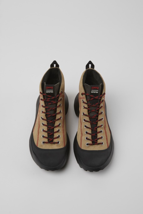 Camper AU Design Crclr Gore-Tex Beige Nubuck And Textile Sneakers For Women