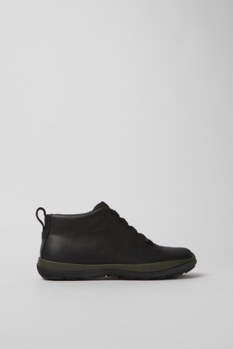 Peu Pista Gore-Tex Black Leather Sneakers For Women Exclusive Camper AU