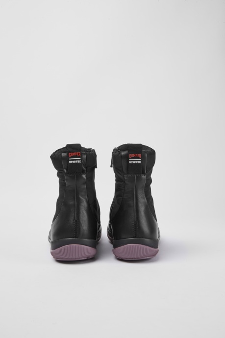 Design Peu Pista Gore-Tex Black Leather And Polyester Boots Camper AU