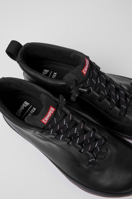 Camper AU Peu Pista Gore-Tex Black Leather Shoes For Women New Arrivals
