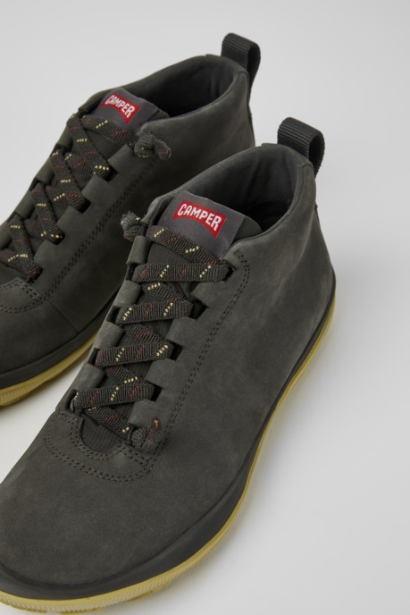 Peu Pista Gore-Tex Grey Nubuck Shoes For Women Camper AU New Arrivals