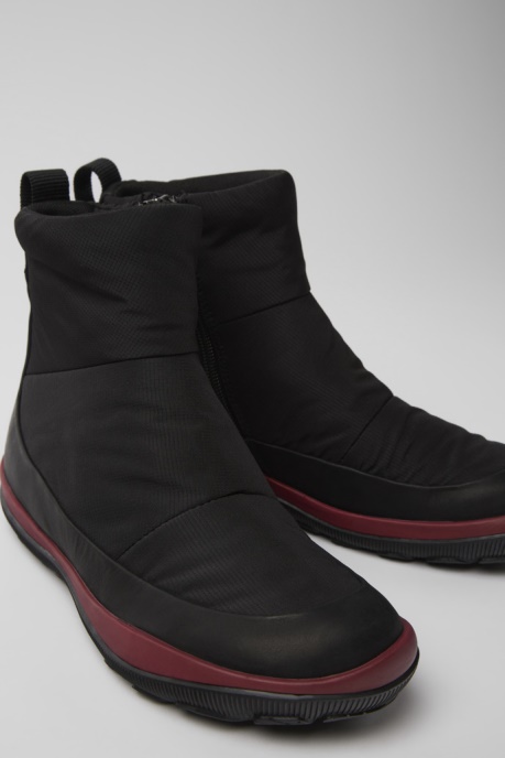 Peu Pista Gore-Tex Black Recycled Pet And Leather Boots For Women Camper AU New Arrivals