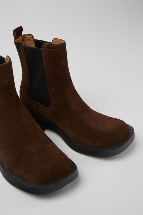 Mil 1978 Brown Nubuck Chelsea Boots For Women Exclusive Camper AU