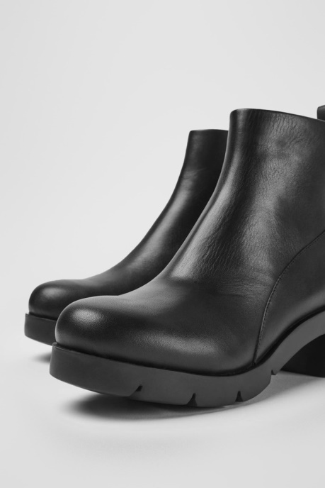 Exclusive Camper AU Wanda Black Zip Ankle Boot For Women