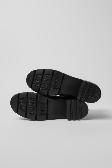 Camper AU Design Wanda Dark Brown Zip Ankle Boot For Women