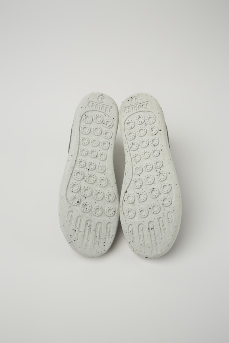 Design Peu Touring Gray And Black Recycled Wool Sneakers For Women Camper AU