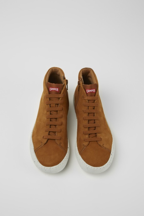 Peu Touring Brown Nubuck Sneakers For Women Camper AU New Arrivals