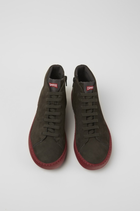 Camper AU Design Peu Touring Gray Nubuck Sneakers For Women